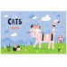 Альбом для рисования 12л., А5, на скрепке ArtSpace "Рисунки. Cute cats"