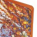 Блокнот А5 (143x210 мм), BRAUBERG VISTA "Aqua Autumn", под кожу, гибкий