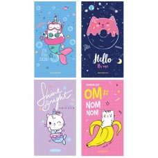 Блокнот А6 48л. на скрепке ArtSpace "Girls trend. Микс" Блокнот А6 48л. на скрепке ArtSpace "Girls trend. Микс"