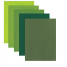 Фетр цветной А4 оттенки зеленого 1шт