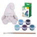 ФИГУРКА ИЗ ГИПСА с красками и кистью для росписи, ассорти, BRAUBERG KIDS