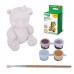 ФИГУРКА ИЗ ГИПСА с красками и кистью для росписи, ассорти, BRAUBERG KIDS