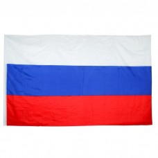 Флаг России, 150 х 250 см, карман для древка 3 см, полиэфирный шёлк
