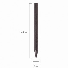 Грифели запасные для циркуля BRAUBERG, набор 2 тубы по 5 шт. (10 шт. х 24 мм), HB, 2 мм, блистер Грифели запасные для циркуля BRAUBERG, набор 2 тубы по 5 шт. (10 шт. х 24 мм), HB, 2 мм, блистер
