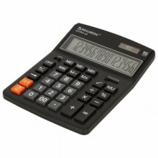 Калькулятор настольный BRAUBERG EXTRA-16-BK (206x155 мм), 16 разрядов, двойное питание, ЧЕРНЫЙ Калькулятор настольный BRAUBERG EXTRA-16-BK (206x155 мм), 16 разрядов, двойное питание, ЧЕРНЫЙ