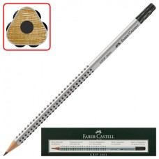 Карандаш ч/г Faber-Castell "Grip 2001" HB, с ластиком, трехгран., заточен. Карандаш ч/г Faber-Castell "Grip 2001" HB, с ластиком, трехгран., заточен.