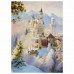 Картина по номерам 40х50 см, ОСТРОВ СОКРОВИЩ "Замок Нойшванштайн Бавария", на подрамнике, акрил, кис