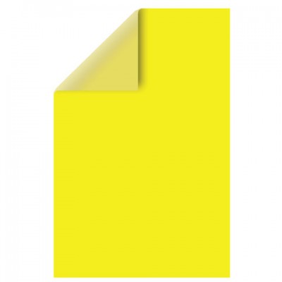 Картон двухсторонний А4 желтый 1шт.