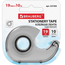 Клейкая лента 19 мм х 10 м в диспенсере, BRAUBERG