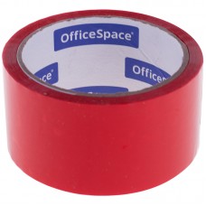 Клейкая лента упаковочная OfficeSpace, 48мм*40м, 45мкм, красная