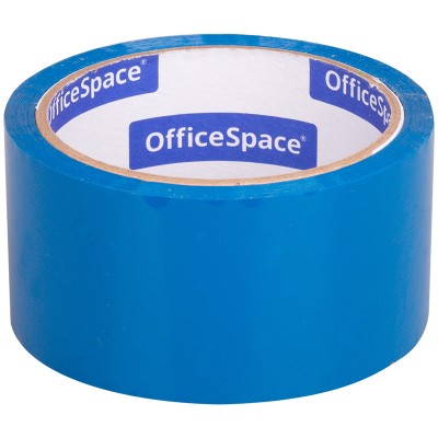 Клейкая лента упаковочная OfficeSpace, 48мм*40м, 45мкм, синяя