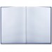 Книга учета 144 л., клетка, твердая, бумвинил, блок офсет, наклейка, А4 (200х290 мм), BRAUBERG, сини