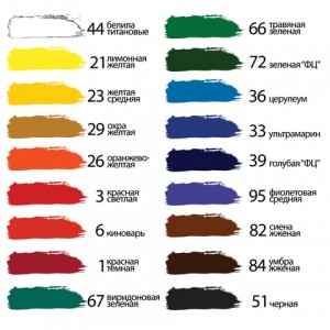 Краски акриловые художественные BRAUBERG ART "DEBUT", НАБОР 18 цветов по 12 мл, в тубах