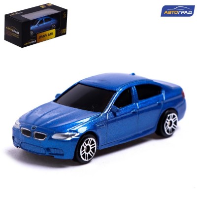 Машина металлическая BMW M5, 1:64, цвет синий