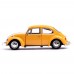 Машина металлическая VOLKSWAGEN BEETLE 1967, 1:32, открываются двери, инерция, цвет жёлтый