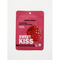 Маска для лица тканевая с гиалуроновой кислотой Sweet raspberry, питание и сияние, PICO MICO ЧЗ Маска для лица тканевая с гиалуроновой кислотой Sweet raspberry, питание и сияние, PICO MICO ЧЗ