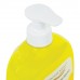 Мыло-крем жидкое 500 г ЗОЛОТОЙ ИДЕАЛ "Лимон", с антибактериальным эффектом, дозатор