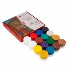 Набор художестенных гуашевых красок "Сонет" 16 цветов в банках по 20мл