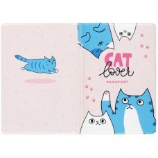 Обложка для паспорта MESHU "Cat Lover", ПВХ, 2 кармана