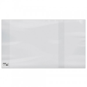 Обложка ПВХ для учебников ПИФАГОР универсальная, прозрачная, 120 мкм, 255х490 мм