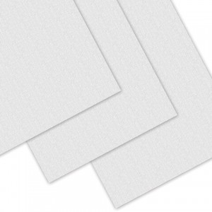 Обложки картонные для переплета А4, КОМПЛЕКТ 100 шт., тиснение под лен, 250 г/м2, белые, BRAUBERG
