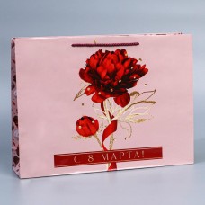 Пакет ламинированный горизонтальный «Яркая весна», L 28 × 38 × 9 см