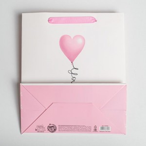 Пакет ламинированный вертикальный Love you, ML 23 × 27 × 11,5 см
