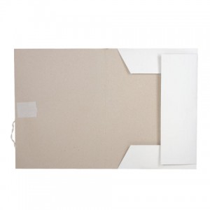 Папка для бумаг с завязками картонная STAFF, гарантированная плотность 220 г/м2, до 200 л.