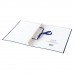 Папка-обложка для дипломного проекта STAFF, А4, 215х305 мм, фольга, 3 отверстия под дырокол, шнур, синяя