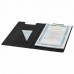 Папка-планшет BRAUBERG, А4 (340х240 мм), с прижимом и крышкой, картон/ПВХ, РОССИЯ, черная