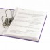 Папка-регистратор BRAUBERG с покрытием из ПВХ, 80 мм, с уголком, фиолетовая (удвоенный срок службы)