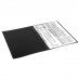 Папка с металлическим скоросшивателем STAFF, черная, до 100 листов, 0,5 мм