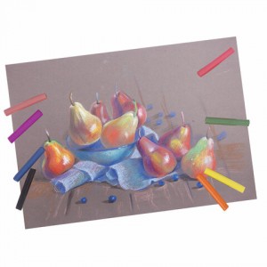 Пастель сухая художественная BRAUBERG ART "DEBUT", 18 цветов, круглое сечение