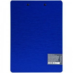 Планшет с зажимом Berlingo "Steel&Style" А4, пластик (полифом), синий