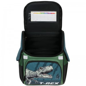 Ранец ArtSpace Junior "T-Rex" 37*28*21см, 1 отделение, 3 кармана, анатомическая спинка