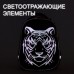 Ранец BRAUBERG SHINY, 2 отделения, с брелком, "Tiger", СВЕТЯЩИЙСЯ РИСУНОК, 38х28х14 см