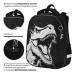 Ранец BRAUBERG SHINY, 2 отделения, с брелком, Scary dino, СВЕТЯЩИЙСЯ РИСУНОК, 38х28х14 см