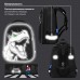 Ранец BRAUBERG SHINY, 2 отделения, с брелком, Scary dino, СВЕТЯЩИЙСЯ РИСУНОК, 38х28х14 см