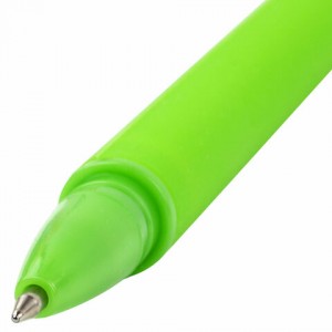 Ручка фигурная шариковая ЮНЛАНДИЯ "Авокадо", мягкий силиконовый корпус, СИНЯЯ, пишущий узел 0,7 мм
