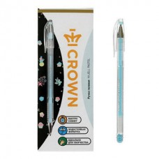 Ручка гелевая CROWN "Hi-Jell Pastel", ГОЛУБАЯ ПАСТЕЛЬ, узел 0,8 мм, линия письма 0,5 мм