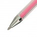 Ручка гелевая CROWN "Hi-Jell Pastel", РОЗОВАЯ ПАСТЕЛЬ, узел 0,8 мм, линия письма 0,5 мм