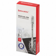 Ручка гелевая с грипом BRAUBERG "White", БЕЛАЯ, пишущий узел 1 мм, линия письма 0,5 мм Ручка гелевая с грипом BRAUBERG "White", БЕЛАЯ, пишущий узел 1 мм, линия письма 0,5 мм