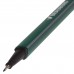 Ручка капиллярная (линер) BRAUBERG "Aero", ТЕМНО-ЗЕЛЕНАЯ, трехгранная, металлический наконечник, линия письма 0,4 мм