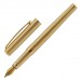 Ручка подарочная перьевая GALANT "VERSUS", корпус золотистый, детали золотистые, узел 0,8 мм, синяя