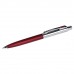 Ручка подарочная шариковая BRAUBERG "Cornetto", СИНЯЯ, корпус серебристый с бордовым, линия письма 0,5 мм