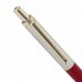 Ручка подарочная шариковая BRAUBERG Soprano, СИНЯЯ, корпус серебристый с бордовым, 0,5мм