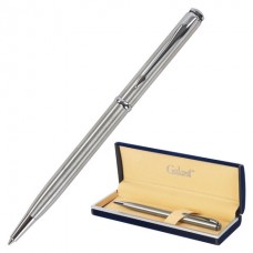 Ручка подарочная шариковая GALANT "Arrow Chrome", корпус серебристый, хромированные детали, пишущий узел 0,7 мм, синяя