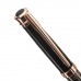 Ручка подарочная шариковая GALANT "COLLAGE", корпус черный/металлический, детали розовое золото, узел 0,7 мм, синяя