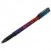 Ручка шариковая BRAUBERG SOFT TOUCH GRIP "NEON ZEBRA", СИНЯЯ, мягкое покрытие, узел 0,7 мм