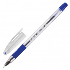 Ручка шариковая масляная с грипом BRAUBERG "Model-XL" ORIGINAL, СИНЯЯ, узел 0,7 мм, линия письма 0,35 мм